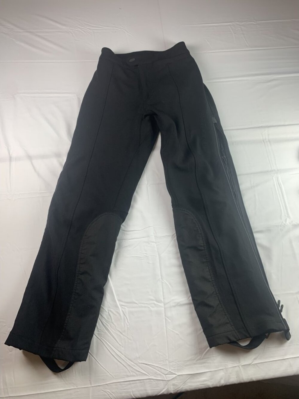Harley Davidson FXRG Motorcycle Riding Pants Womens 6 Black Nylon Zip Liner